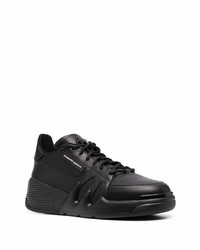 Baskets basses en cuir noires Giuseppe Zanotti