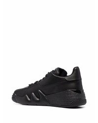 Baskets basses en cuir noires Giuseppe Zanotti