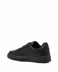 Baskets basses en cuir noires Tommy Hilfiger