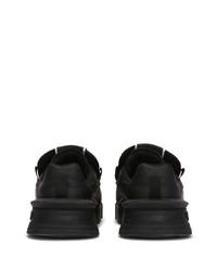 Baskets basses en cuir noires Dolce & Gabbana