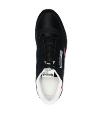 Baskets basses en cuir noires Reebok