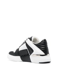 Baskets basses en cuir noires Philipp Plein