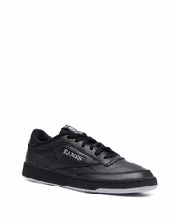 Baskets basses en cuir noires Reebok