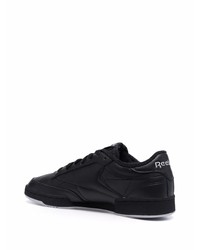 Baskets basses en cuir noires Reebok