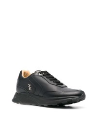 Baskets basses en cuir noires Billionaire