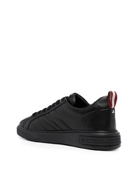 Baskets basses en cuir noires Bally