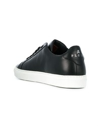 Baskets basses en cuir noires Philipp Plein