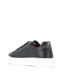 Baskets basses en cuir noires Philipp Plein