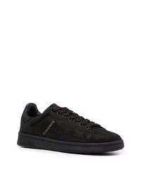 Baskets basses en cuir noires DSQUARED2