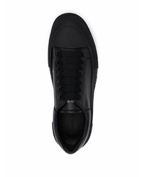 Baskets basses en cuir noires Alexander McQueen