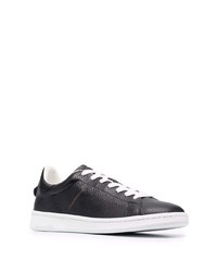 Baskets basses en cuir noires DSQUARED2