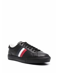 Baskets basses en cuir noires Moncler