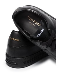 Baskets basses en cuir noires Tom Ford