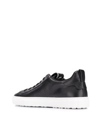 Baskets basses en cuir noires DSQUARED2