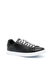 Baskets basses en cuir noires DSQUARED2