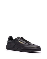 Baskets basses en cuir noires DSQUARED2