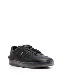 Baskets basses en cuir noires Lanvin