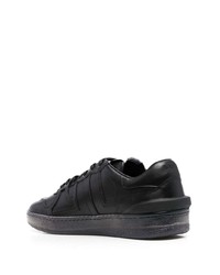 Baskets basses en cuir noires Lanvin