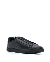 Baskets basses en cuir noires DSQUARED2