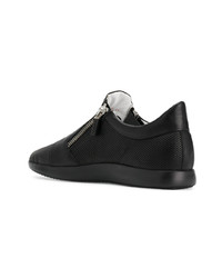 Baskets basses en cuir noires Baldinini