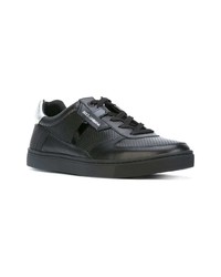 Baskets basses en cuir noires Dolce & Gabbana