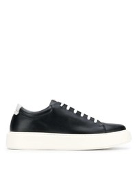 Baskets basses en cuir noires Low Brand