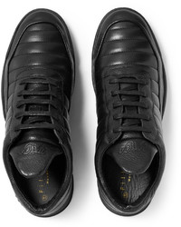 Baskets basses en cuir noires Filling Pieces