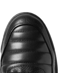 Baskets basses en cuir noires Filling Pieces