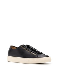 Baskets basses en cuir noires Buttero