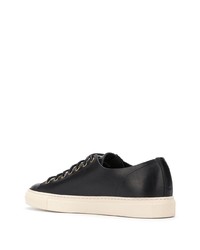 Baskets basses en cuir noires Buttero