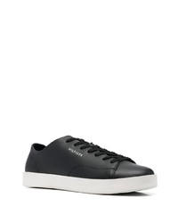 Baskets basses en cuir noires Tommy Hilfiger