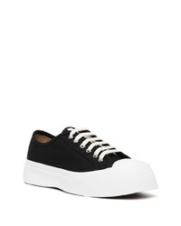 Baskets basses en cuir noires Marni