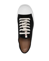 Baskets basses en cuir noires Marni