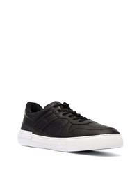 Baskets basses en cuir noires Hogan