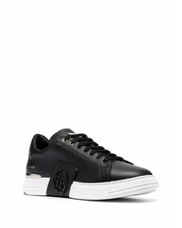 Baskets basses en cuir noires Philipp Plein