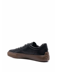 Baskets basses en cuir noires Tod's