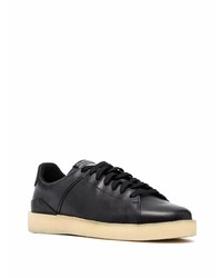 Baskets basses en cuir noires Clarks Originals