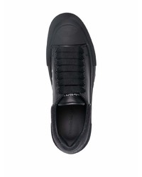 Baskets basses en cuir noires Alexander McQueen