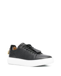 Baskets basses en cuir noires Buscemi