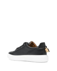 Baskets basses en cuir noires Buscemi