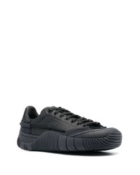 Baskets basses en cuir noires adidas