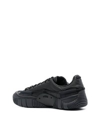 Baskets basses en cuir noires adidas