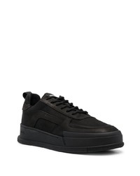 Baskets basses en cuir noires DSQUARED2