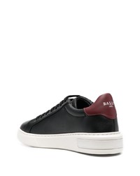 Baskets basses en cuir noires Bally