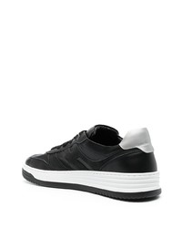 Baskets basses en cuir noires Hogan