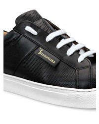 Baskets basses en cuir noires Billionaire