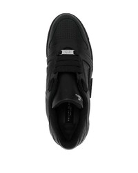 Baskets basses en cuir noires Philipp Plein