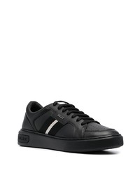 Baskets basses en cuir noires Bally