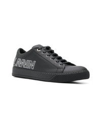 Baskets basses en cuir noires Lanvin