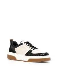 Baskets basses en cuir noires Ferragamo